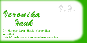 veronika hauk business card